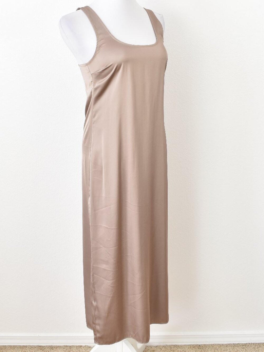Abercrombie & Fitch Satin Midi Slip Dress NEW - XS - Picture 8 of 9